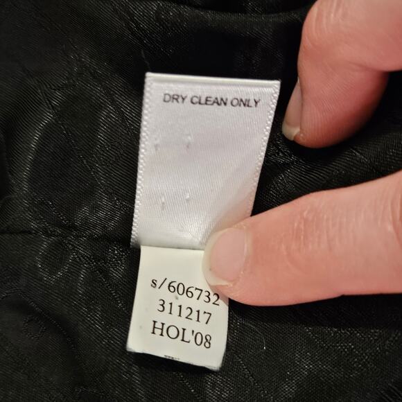 Banana Republic Blazer Womens 0 Black Wool Blend Business Career Winter Jacket - Picture 13 of 13